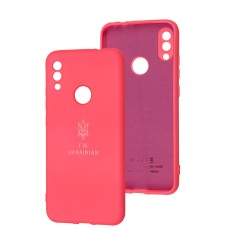 Чохол для Xiaomi Redmi Note 7 Silicone Full Тризуб розовий / barbie pink