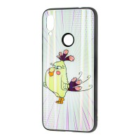 Чохол для Xiaomi Redmi Note 7 glass "Angry Birds" Matilda