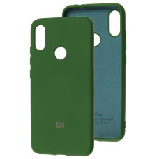 Чохол для Xiaomi Redmi Note 7 Silicone Full зелений / dark green