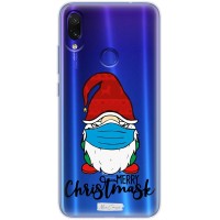 Чохол для Xiaomi Redmi Note 7 MixСase новий рік гном в масці