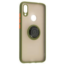 Чохол для Xiaomi Redmi Note 7 LikGus Edging Ring хакі