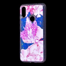 Чохол для Xiaomi Redmi Note 7 Блискучі вода Fashion "Ажур"