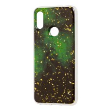 Чохол для Xiaomi Redmi Note 7 Art confetti "темно-зелений"