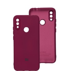 Чохол Xiaomi Redmi Note 7 Silicone Full camera бордовий / marsala