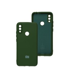 Чохол для Xiaomi Redmi Note 7 Silicone Full camera зелений / dark green