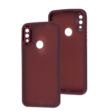Чохол для Xiaomi Redmi Note 7 Luxury Metal Lens марсала