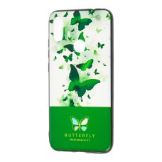 Чохол для Xiaomi Redmi Note 7 Butterfly зелений