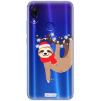 Чохол для Xiaomi Redmi Note 7 MixСase зі стразами гірлянда лінивець
