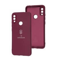 Чохол для Xiaomi Redmi Note 7 Full Premium Тризуб бордовий / marsala