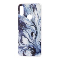 Чохол для Xiaomi Redmi Note 7 мармур "морська безодня"