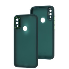 Чохол для Xiaomi Redmi Note 7 Luxury Metal Lens зелений