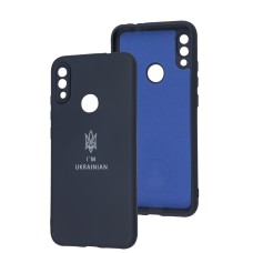 Чохол для Xiaomi Redmi Note 7 Full Premium Тризуб синій / midnight blu