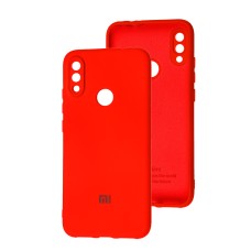 Чохол для Xiaomi Redmi Note 7 Silicone Full camera червоний