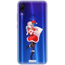 Чохол для Xiaomi Redmi Note 7 MixСase новий рік аніме снігуронька
