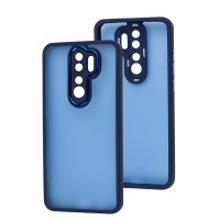 Чохол для Xiaomi Redmi Note 8 Pro Luxury Metal Lens синій