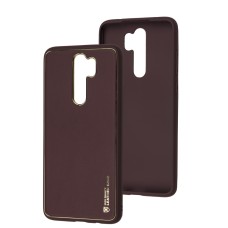 Чохол для Xiaomi Redmi Note 8 Pro Leather Xshield plum red