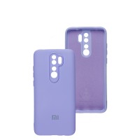 Чохол для Xiaomi Redmi Note 8 Pro Silicone Full camera бузковий / dasheen