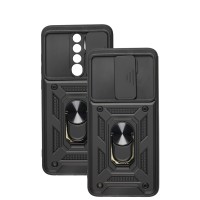 Чохол для Xiaomi Redmi Note 8 Pro Serge Ring Armor ударостійкий чорний