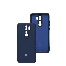 Чохол Xiaomi Redmi Note 8 Pro Silicone Full camera синій / midnight blue