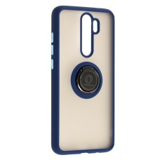 Чохол для Xiaomi Redmi Note 8 Pro LikGus Edging Ring синій
