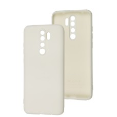 Чохол для Xiaomi Redmi Note 8 Pro Silicone Full Тризуб білий