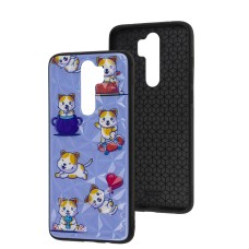 Чохол для Xiaomi Redmi Note 8 Pro Wave Majesty pretty kittens / light purple