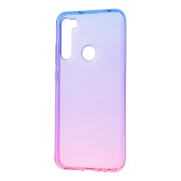 Чохол для Xiaomi Redmi Note 8 Gradient Design рожево-блакитний