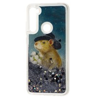 Чохол для Xiaomi Redmi Note 8 Блискучі вода "mouse ковбой"