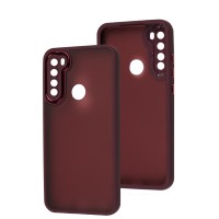 Чохол для Xiaomi Redmi Note 8 Luxury Metal Lens марсала