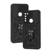 Чохол для Xiaomi Redmi Note 8 Serge Ring Armor ударостійкий чорний