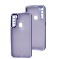 Чохол для Xiaomi Redmi Note 8 Luxury Metal Lens бузковий
