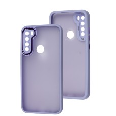 Чохол для Xiaomi Redmi Note 8 Luxury Metal Lens бузковий