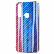 Чохол для Xiaomi Redmi Note 8 Carbon Gradient Hologram синій