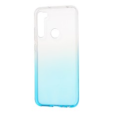 Чохол для Xiaomi Redmi Note 8 Gradient Design біло-бірюзовий