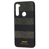 Чохол для Xiaomi Redmi Note 8 woto з блискітками чорний