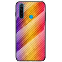 Чохол для Xiaomi Redmi Note 8 Twist glass "помаранчевий"