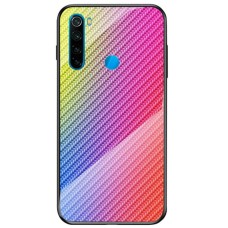 Чохол для Xiaomi Redmi Note 8 Twist glass "бузковий"