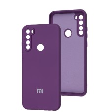 Чохол для Xiaomi Redmi Note 8T Silicone Full camera фіолетовий / purple