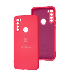 Чохол Xiaomi Redmi Note 8T Silicone Full Тризуб розовий / barbie pink