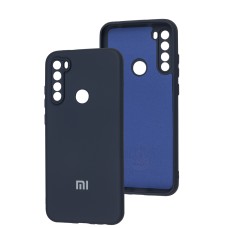 Чохол для Xiaomi Redmi Note 8T Silicone Full camera синій / midnight blue