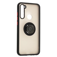 Чохол Xiaomi Redmi Note 8T LikGus Edging Ring чорний / червоний