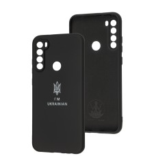 Чохол для Xiaomi Redmi Note 8T Full Premium Тризуб чорний