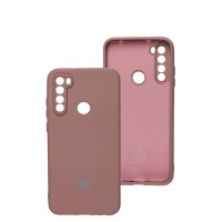 Чохол Xiaomi Redmi Note 8T Silicone Full camera рожевий / pink sand