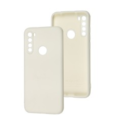 Чохол для Xiaomi Redmi Note 8T Silicone Full Тризуб білий