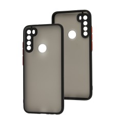 Чохол Xiaomi Redmi Note 8T LikGus camera protect чорний / червоний