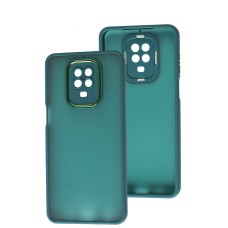 Чохол для Xiaomi Redmi Note 9 Pro / 9s Luxury Metal Lens зелений