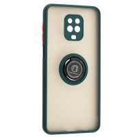 Чохол для Xiaomi Redmi Note 9s / 9 Pro LikGus Edging Ring оливковий