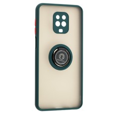 Чохол для Xiaomi Redmi Note 9s / 9 Pro LikGus Edging Ring оливковий