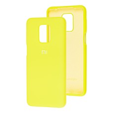 Чохол для Xiaomi Redmi Note 9s / 9 Pro Silicone Full жовтий / flash