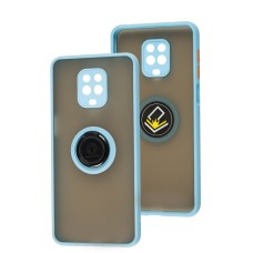 Чохол Xiaomi Redmi Note 9s / 9 Pro LikGus Edging Ring бірюзовий